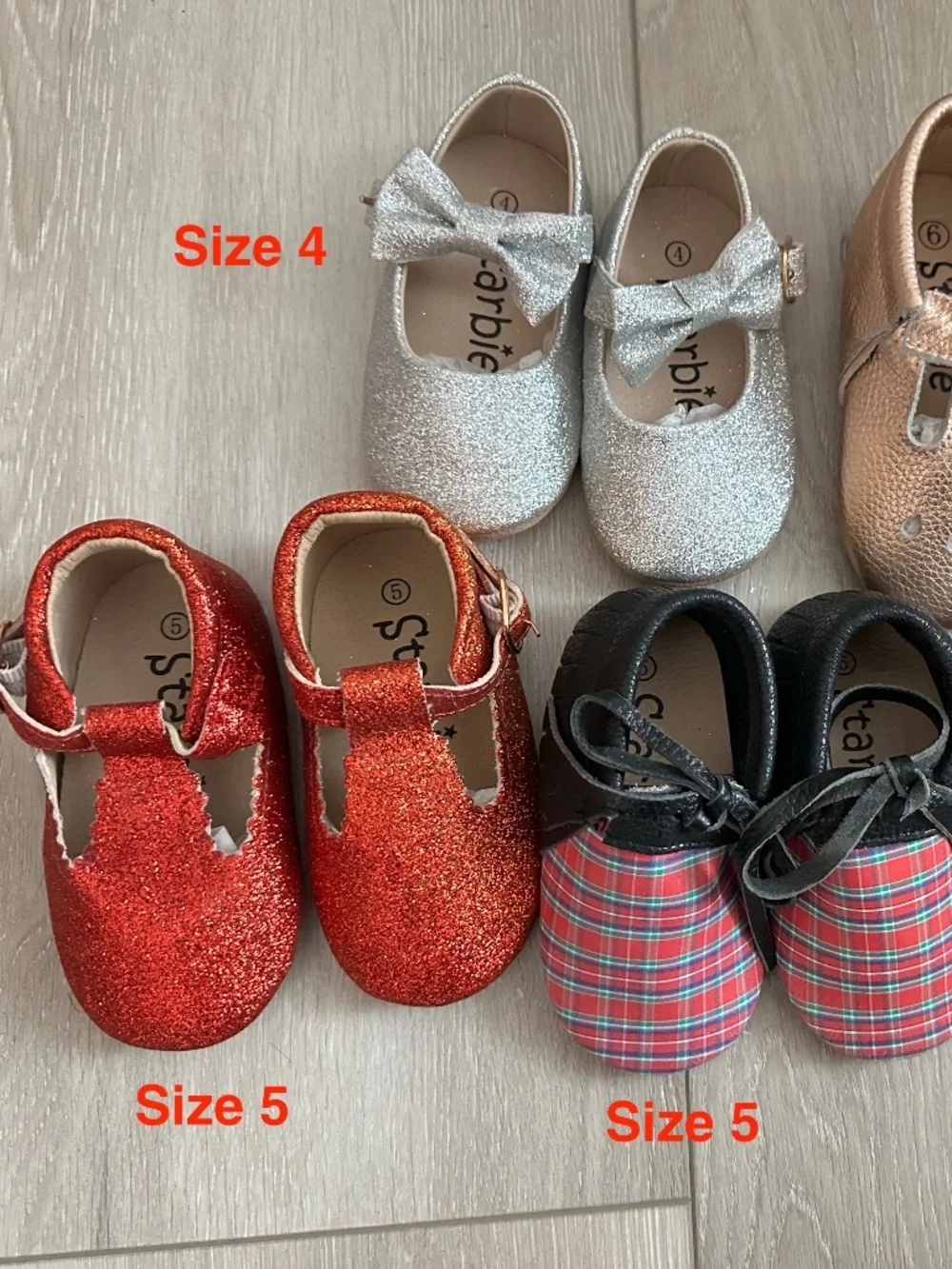 5 pairs various size lots Baby Shoes Lots Flash Sale toddler Shoes Sandals